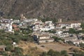 Small town with white facades and church