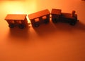 Small toy train Royalty Free Stock Photo
