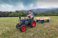 Small tractor Royalty Free Stock Photo