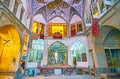 The small trading dome, Kashan Grand Bazaar, Iran