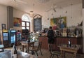 Small traditional cafe in the old town casco viejo panama city Royalty Free Stock Photo