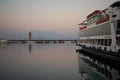 Desenzano harbor, Lake - lago - Garda, Lombardy, Italy Royalty Free Stock Photo