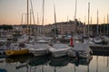 Desenzano harbor, Lake - lago - Garda, Lombardy, Italy Royalty Free Stock Photo