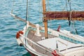 Small traditional Greek sailboat