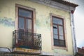 Small traditional house architecture detail in Aveiro Royalty Free Stock Photo