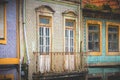 Small traditional house architecture detail in Aveiro Royalty Free Stock Photo