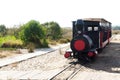 The small train connecting Santa luzia to the beach of Barril.
