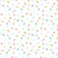 Small triangle seamless pattern pastel color