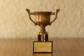 A small trophy Royalty Free Stock Photo