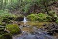 A small trout stream in the Appalachian Mountains. Royalty Free Stock Photo