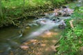 Small Trout Stream in the Blue Ridge Mountains Royalty Free Stock Photo