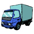 Small truck Royalty Free Stock Photo