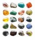 Small tumbled stones collection