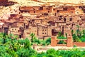 Small typical berber village in the mountains, Morocco Royalty Free Stock Photo