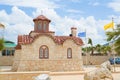 Small typical little church in greece, Analipsi, Crete