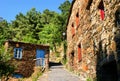 Small typical mountain village of schist