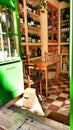 Small typical wine bar in Lisbon