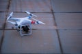 Small unmanned aerial vehicle (uav) Royalty Free Stock Photo