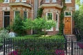 Small urban front garden typical of older neighborhoods