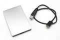 A small USB powered portable hard disk drive Royalty Free Stock Photo