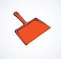 Scoop for cereals. Vector drawing