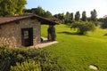 Small villa with garden in summer village resort, Italy