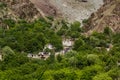 Small village in Badakhshan Province of Afghanist Royalty Free Stock Photo