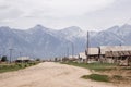 Small village at Barguzin Valley in Eastern Baikal