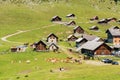 Small Village in the Carnic Alps - Italy-Austria Border Carinthia Royalty Free Stock Photo