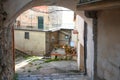 The small village of Castelcivita, Italy. Royalty Free Stock Photo