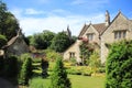 Small village Castle Combe in England in spring.