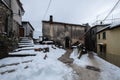 The small village of Cervara, headoffice of artists during winter season