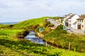 Small village of Doolin main street, Ireland Royalty Free Stock Photo