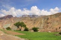 The small village in Fann Mountains, Tajikistan