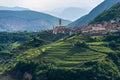 Small village of Faver - Trentino Alto Adige Italy Royalty Free Stock Photo