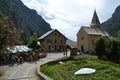 Small village in the French Alps Royalty Free Stock Photo