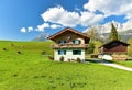 Small village Going am Wilden Kaiser located in the Alps. Tyrol, Austria