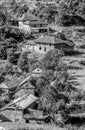 small village at the Helambu Trek in Nepal