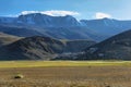 The small village of Korzok on the Tso Moriri Lake, Ladakh, India Royalty Free Stock Photo