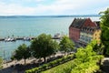 A small village on the lake in Bavaria on Lake Constance