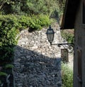 Small village on the lake of como Royalty Free Stock Photo