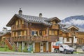 The small village of Le Praz Royalty Free Stock Photo