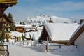 Small village of Murren in Switzerland Royalty Free Stock Photo