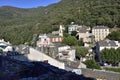 The village of Nonza, in Cap Corse, Corsica, France Royalty Free Stock Photo