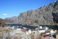 The small village of Nusfjord Royalty Free Stock Photo