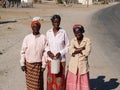 Small village and people of Gweta on the Makgadigadi Pans in Bot