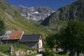 Small village in Pyrenees Mountains Royalty Free Stock Photo
