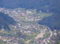 small village in Romania. Petru Voda Royalty Free Stock Photo