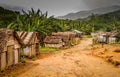 Small village in rural Madagascar Royalty Free Stock Photo