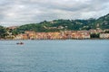 San Terenzo village in the Gulf of La Spezia - Lerici Liguria Italy Royalty Free Stock Photo